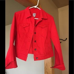 Red Denim Jacket